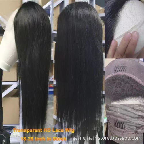 13*4 Transparent Lace Wig Human Hair Lace Front.Human Hair Wigs For Black Women.100% Brazilian Virgin Human Hair Lace Front Wig